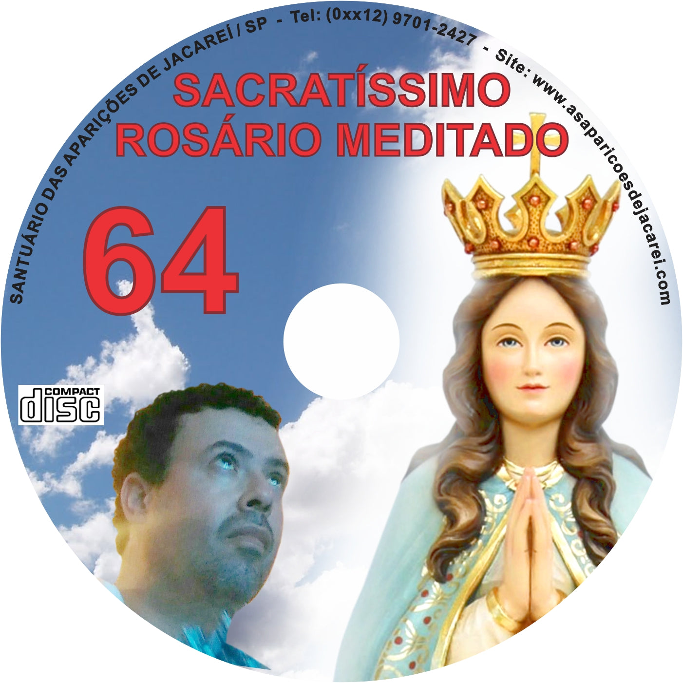 CD Rosário Meditado 064 CD Rosário Meditado 064